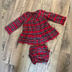 New with tags, Vineyard Vines Baby Girls Tidings Plaid Holiday Dress